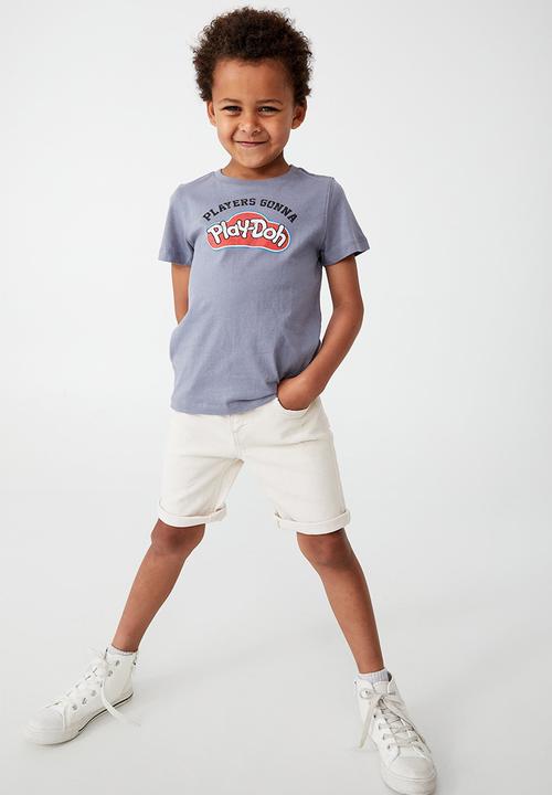 Cotton On - Co-lab short sleeve tee - blue