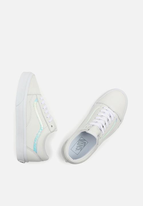 Vans - Old skool - (holo sidestripe) white/true white