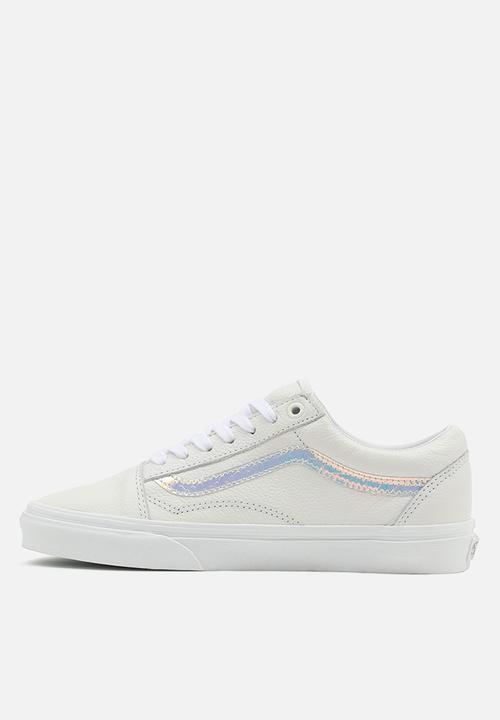 Vans - Old skool - (holo sidestripe) white/true white