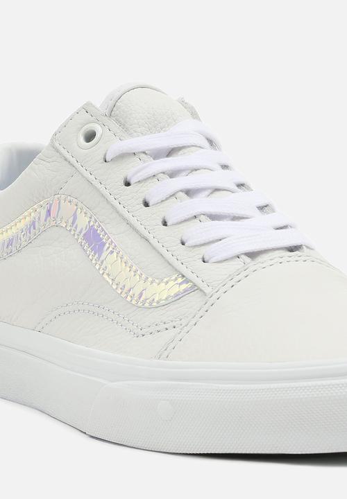 Vans - Old skool - (holo sidestripe) white/true white