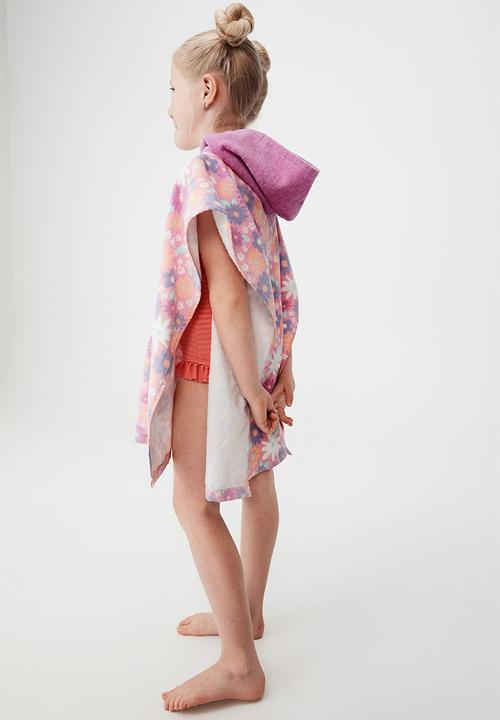 Cotton On - Kids hooded towel - pink