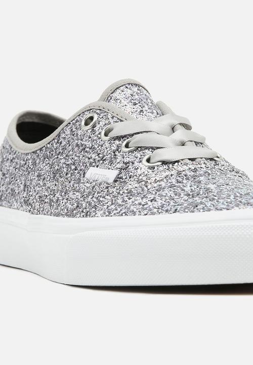 Vans - Authentic - (shiny party) silver/true white