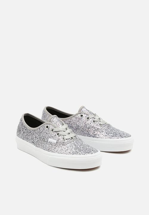 Vans - Authentic - (shiny party) silver/true white