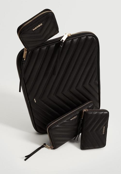 MANGO - Padded laptop case - black