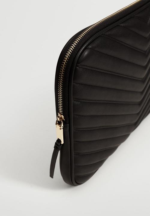 MANGO - Padded laptop case - black