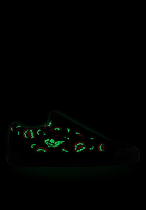 Vans - Old skool - (glow frights) black/black