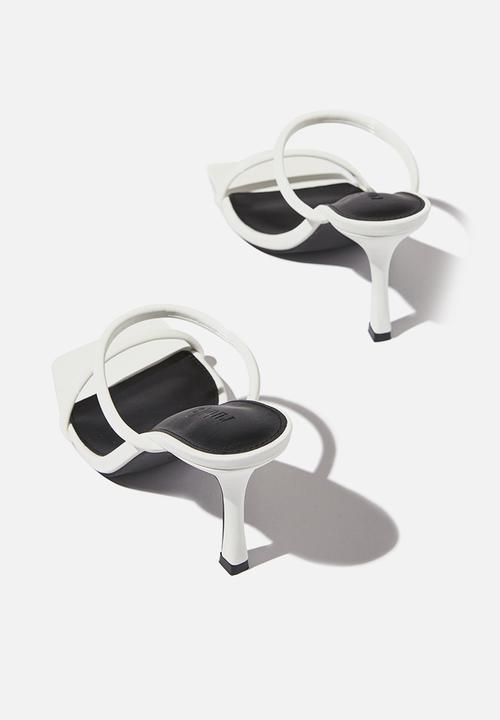 Cotton On - Daria tubular mule - white shiny pu