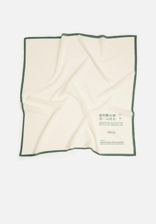 MANGO - Printed scarf - off white