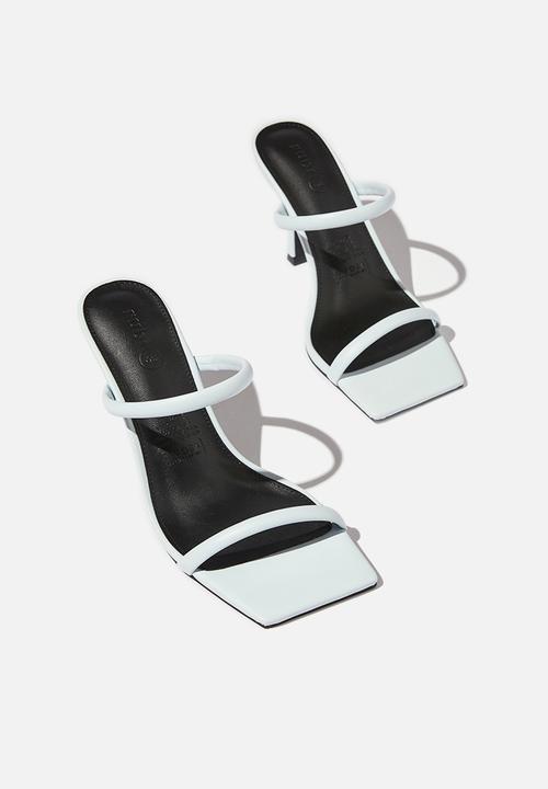 Cotton On - Daria tubular mule - pale blue pu