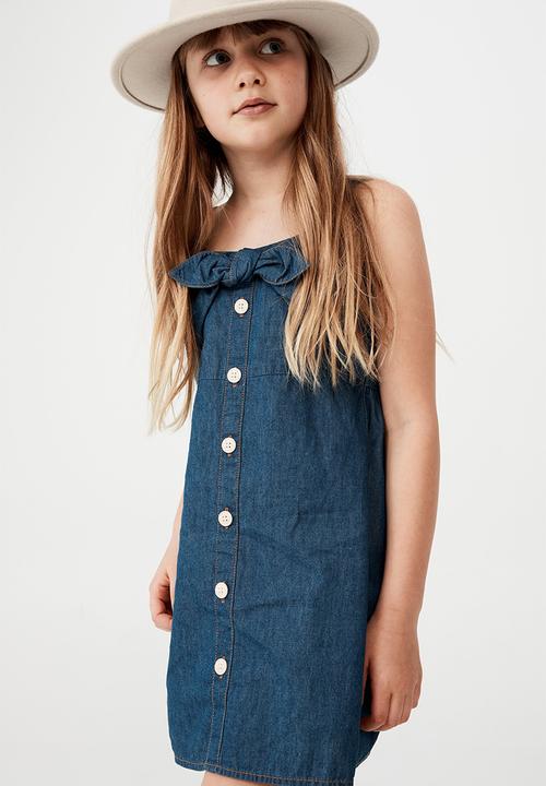 Cotton On - Marissa sleeveless dress - blue