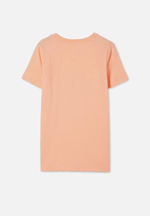 Cotton On - Penelope short sleeve tee - peach