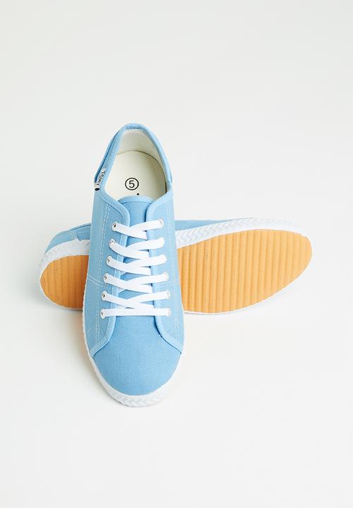 TOMY - Tomy 6 eyelet lace up - blue