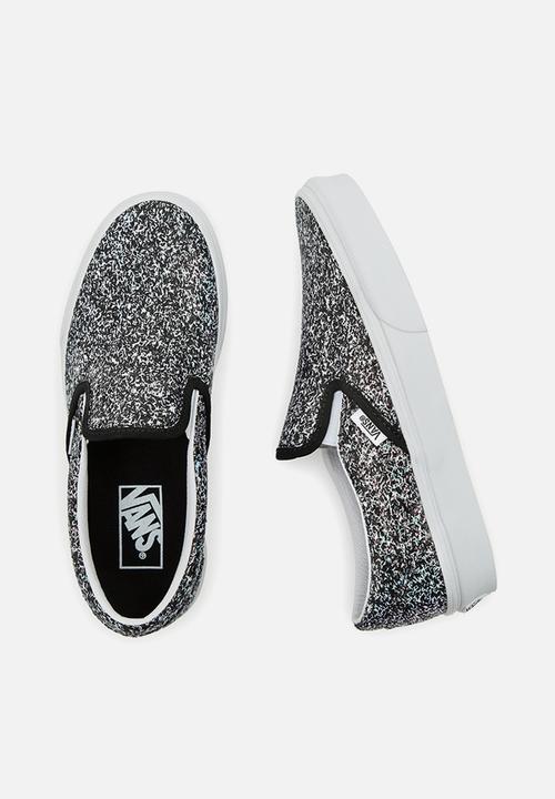 Vans - Classic slip-on - (shiny party) black/true white