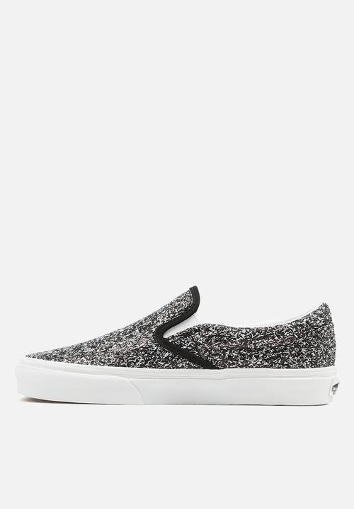 Vans - Classic slip-on - (shiny party) black/true white