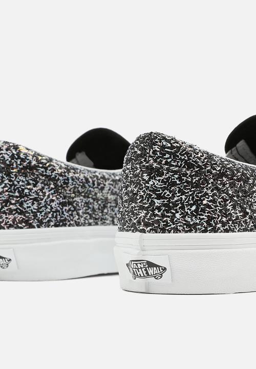 Vans - Classic slip-on - (shiny party) black/true white