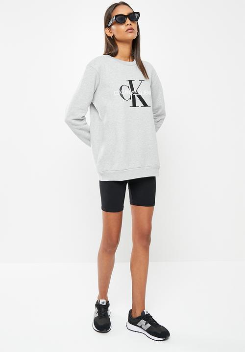 Calvin Klein - Core monogram logo sweatshirt - grey