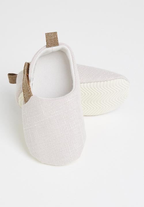 Pop Candy - Baby boys slip on shoe - stone
