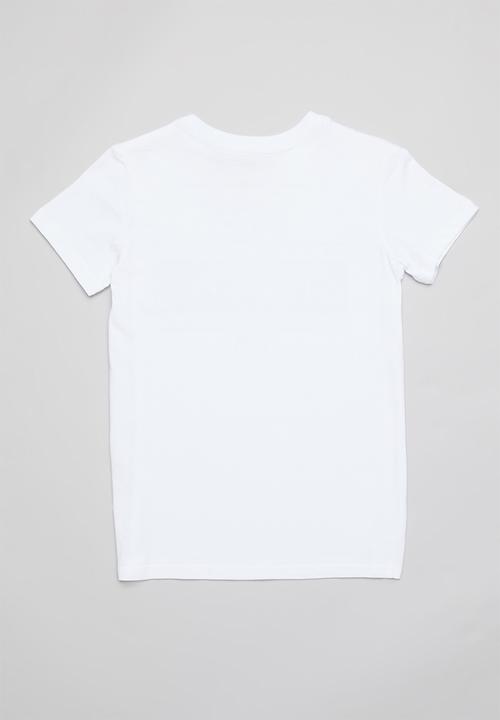 RVCA - Double opposite short sleeve tee boy - white