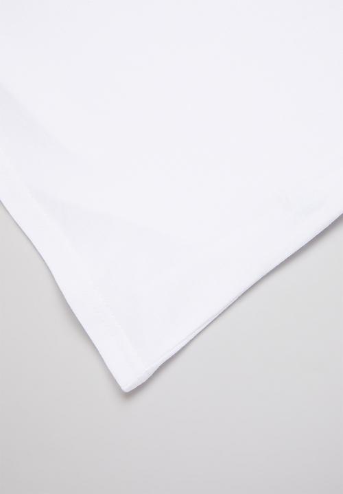RVCA - Double opposite short sleeve tee boy - white