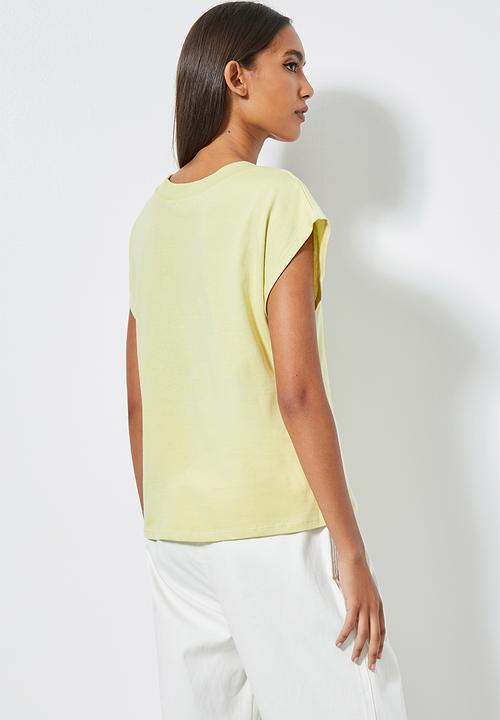 Superbalist - V-neck relaxed tee - light mint