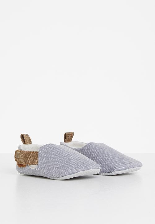 Pop Candy - Baby boys slip on shoe - grey