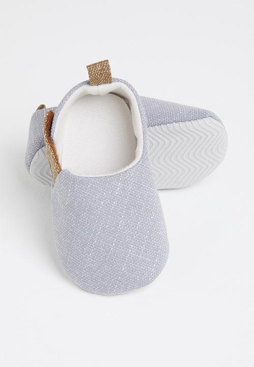 Pop Candy - Baby boys slip on shoe - grey