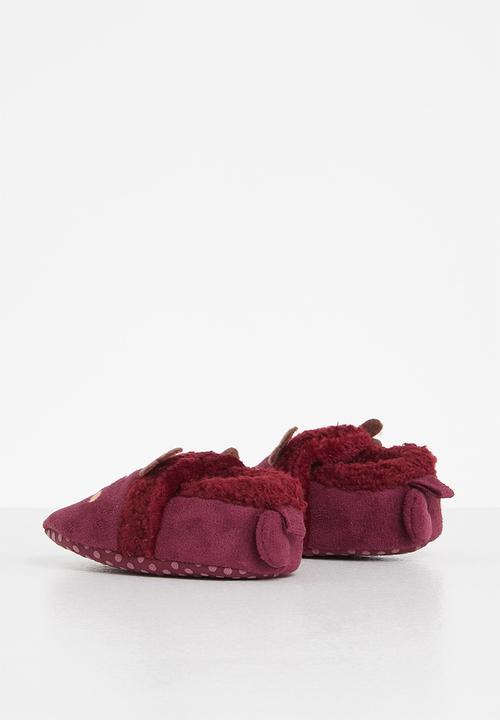 Pop Candy - Baby slipper - burgundy