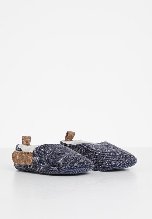 Pop Candy - Baby boys slip on shoe - navy