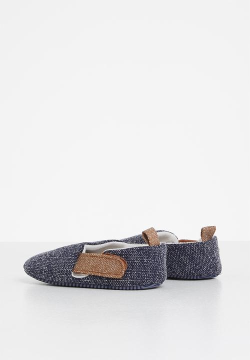 Pop Candy - Baby boys slip on shoe - navy
