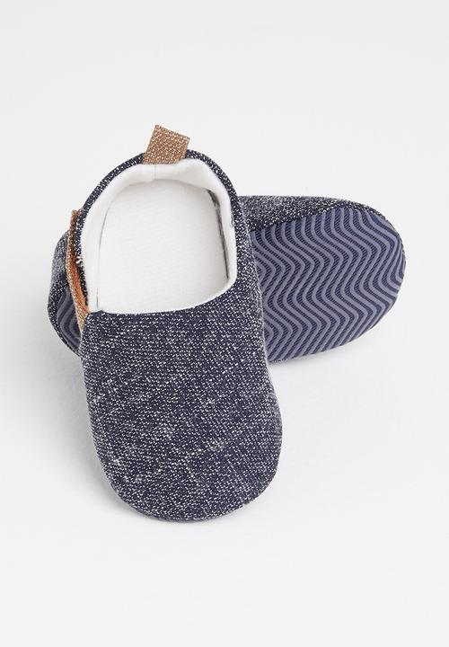Pop Candy - Baby boys slip on shoe - navy