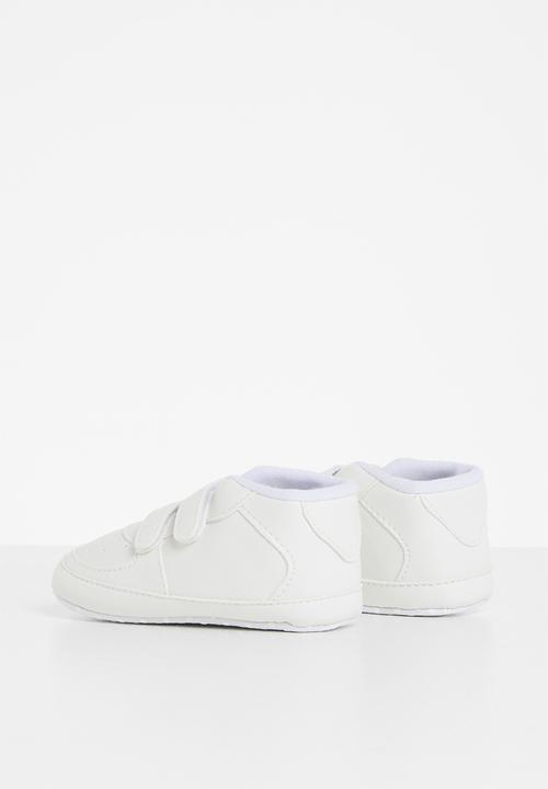 Pop Candy - Baby velcro strap sneaker - white