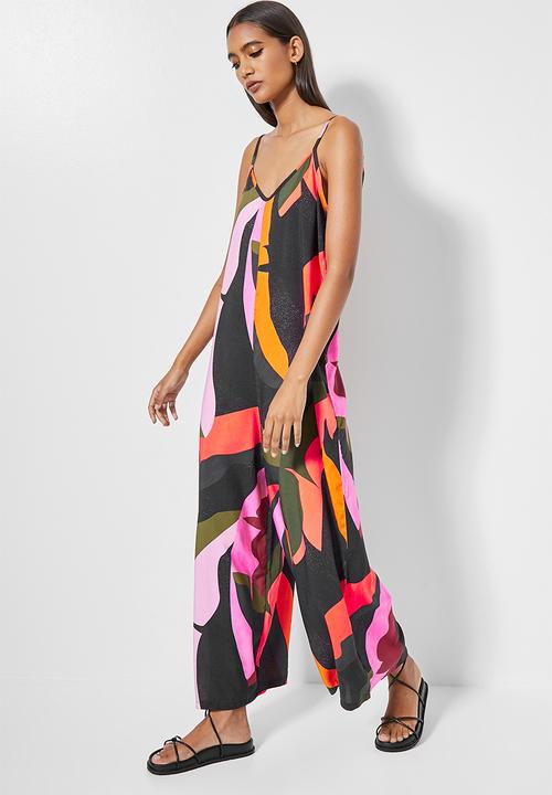 Superbalist - Low back jumpsuit - tropical shapes