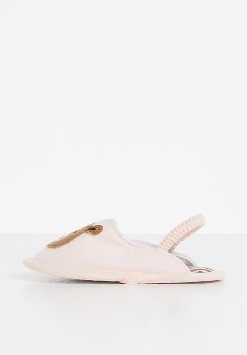 Pop Candy - Baby bear slipper - peach