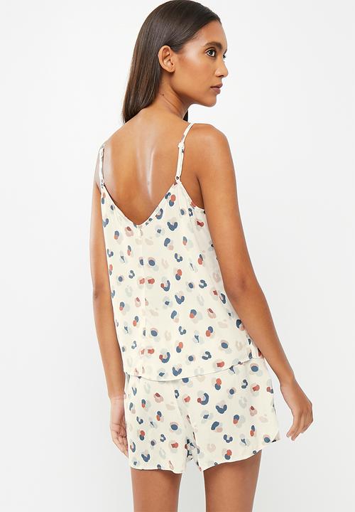 Superbalist - Sleep cami & shorts set - multi 
