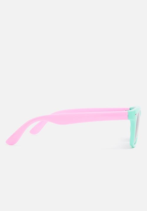 Pop Candy - Wayfarer sunglasses - mint & pink