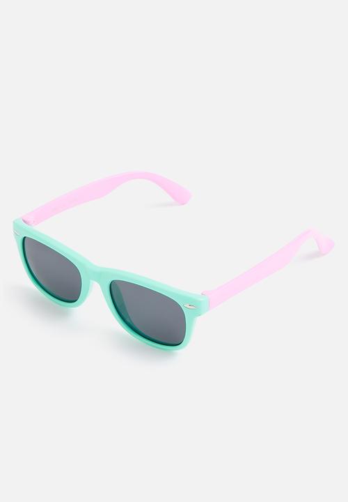 Pop Candy - Wayfarer sunglasses - mint & pink