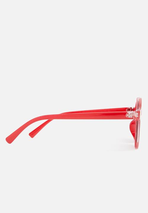 Pop Candy - Round fashion sunglasses - red