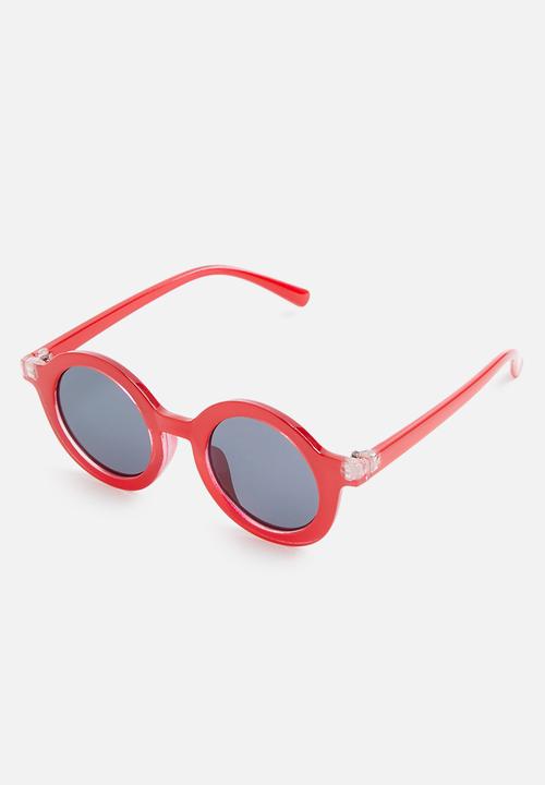Pop Candy - Round fashion sunglasses - red