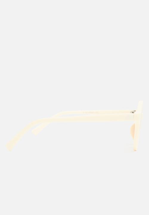 Pop Candy - Girls round sunglasses - cream