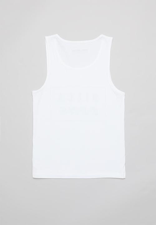 Billabong  - Boys bong cut tank - white