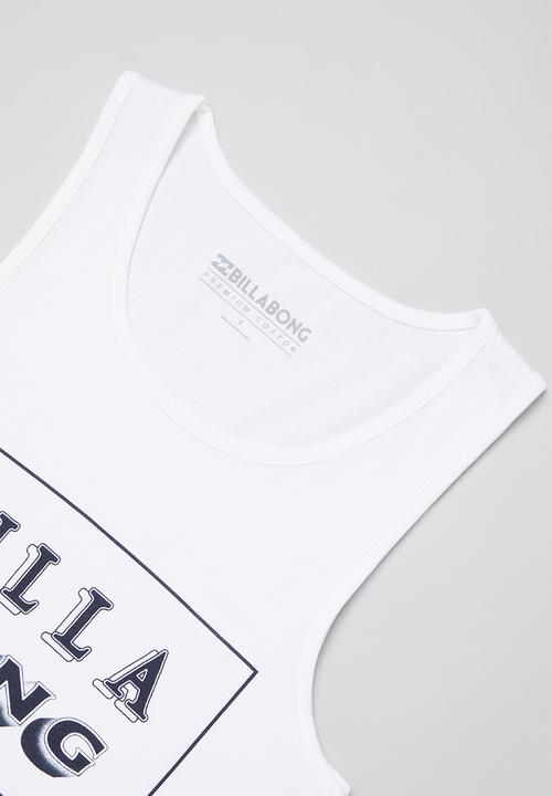 Billabong  - Boys bong cut tank - white