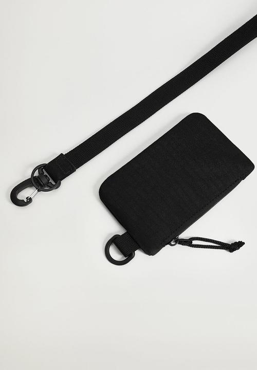 MANGO - Card holder sk8 - black.