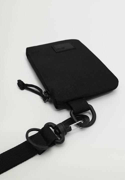 MANGO - Card holder sk8 - black.