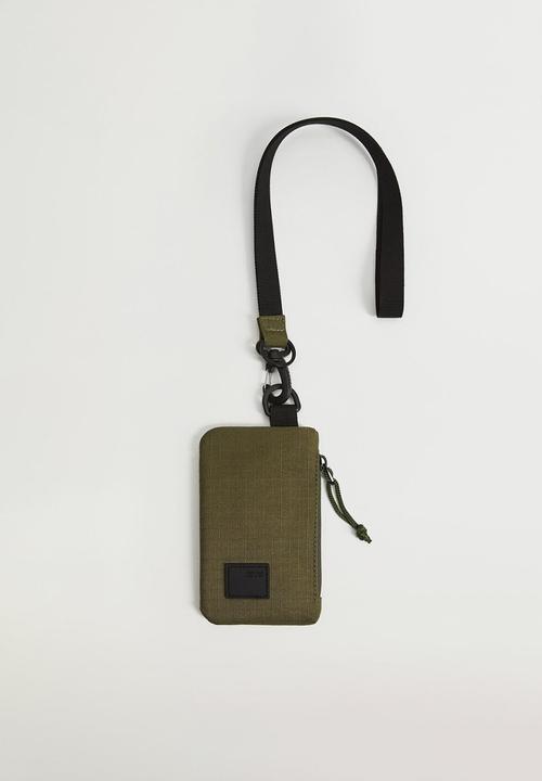 MANGO - Card holder sk8 - green