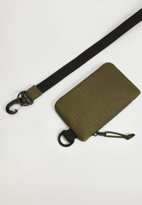 MANGO - Card holder sk8 - green