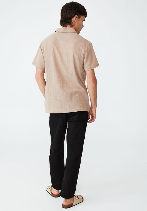 Cotton On - Textured polo - taupe