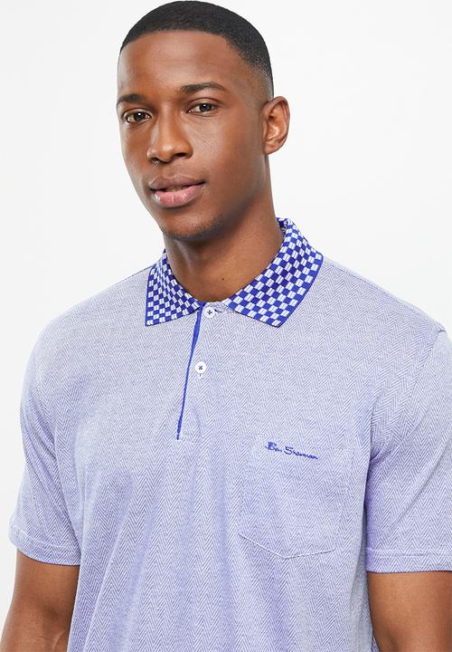 Ben Sherman - Mercerized golfer - blue