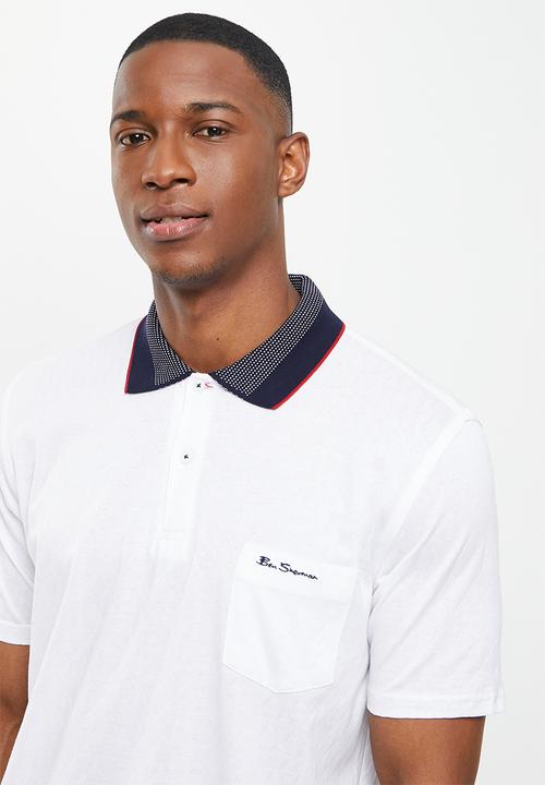 Ben Sherman - Mercerized golfer - white