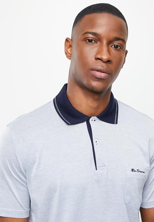 Ben Sherman - Mercerized golfer - blue