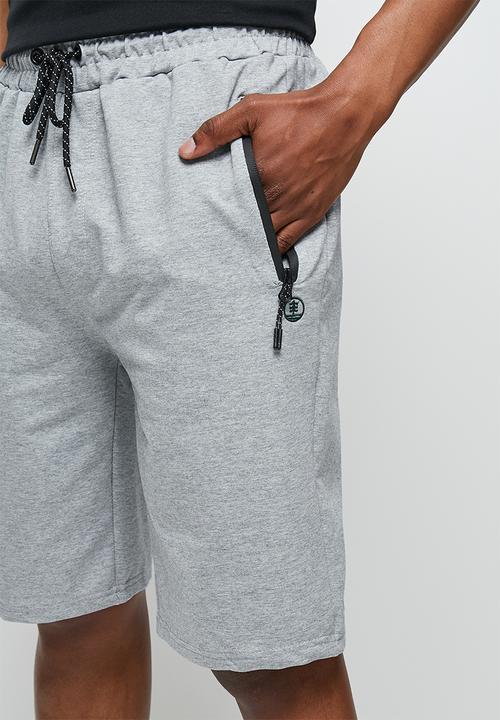 Lark & Crosse - Slim fit sweat shorts - grey 